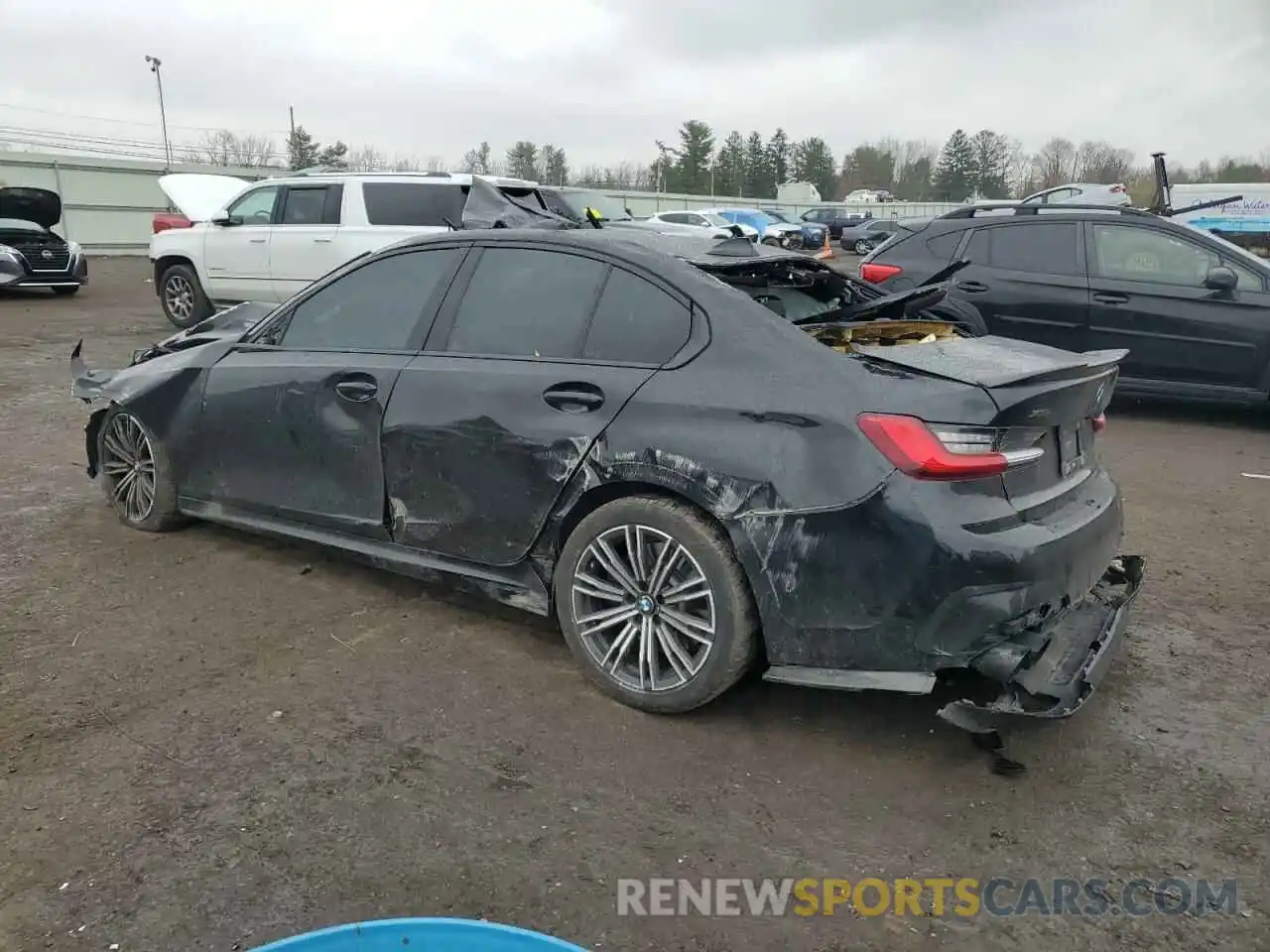 2 Photograph of a damaged car WBA5U9C00LA383346 BMW M3 2020