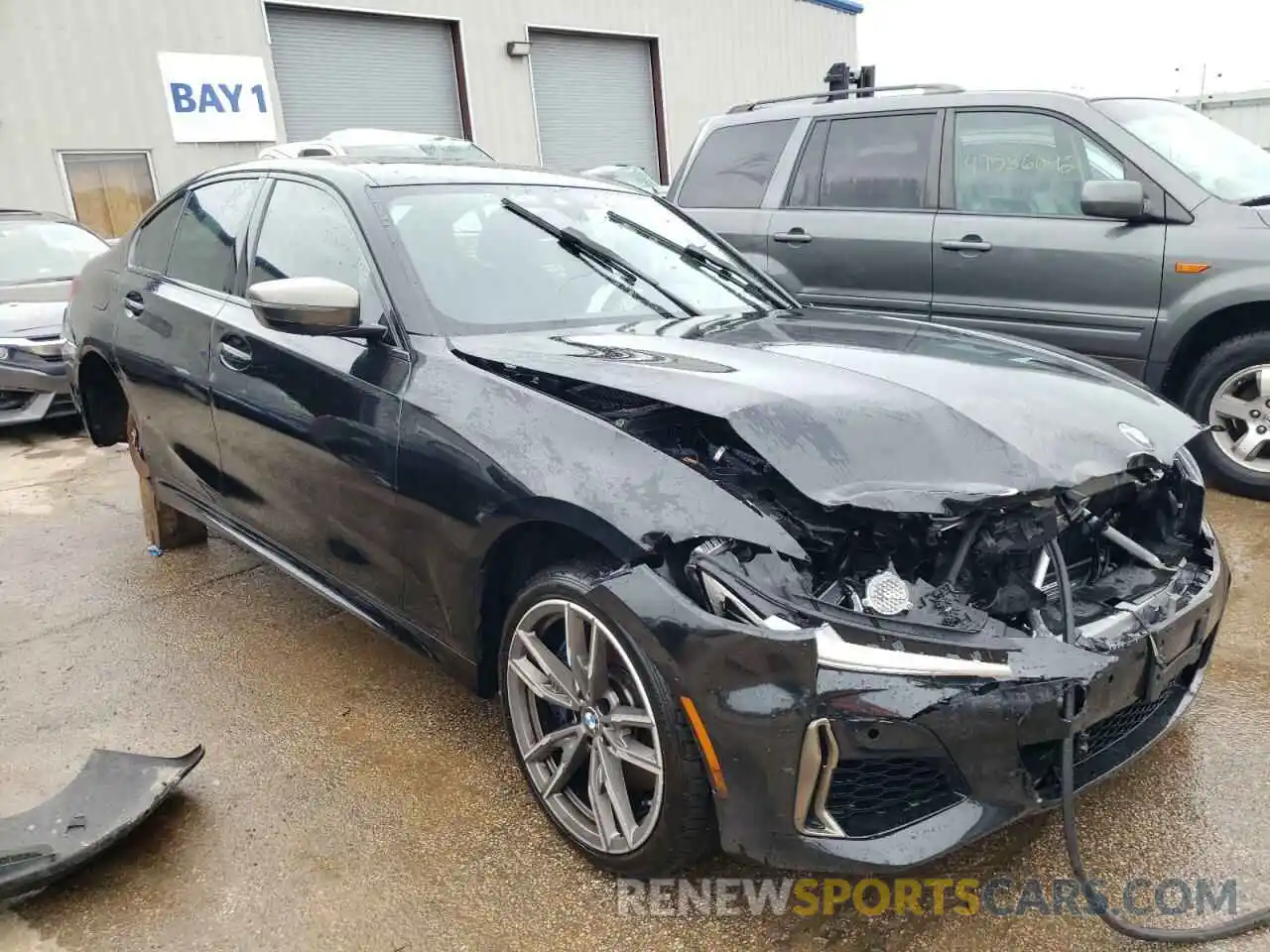 1 Photograph of a damaged car WBA5U9C00LFH26162 BMW M3 2020