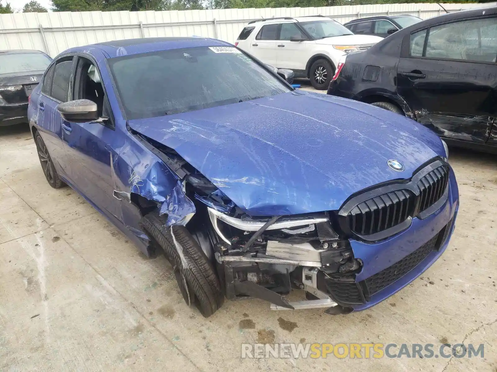 1 Photograph of a damaged car WBA5U9C00LFJ79293 BMW M3 2020