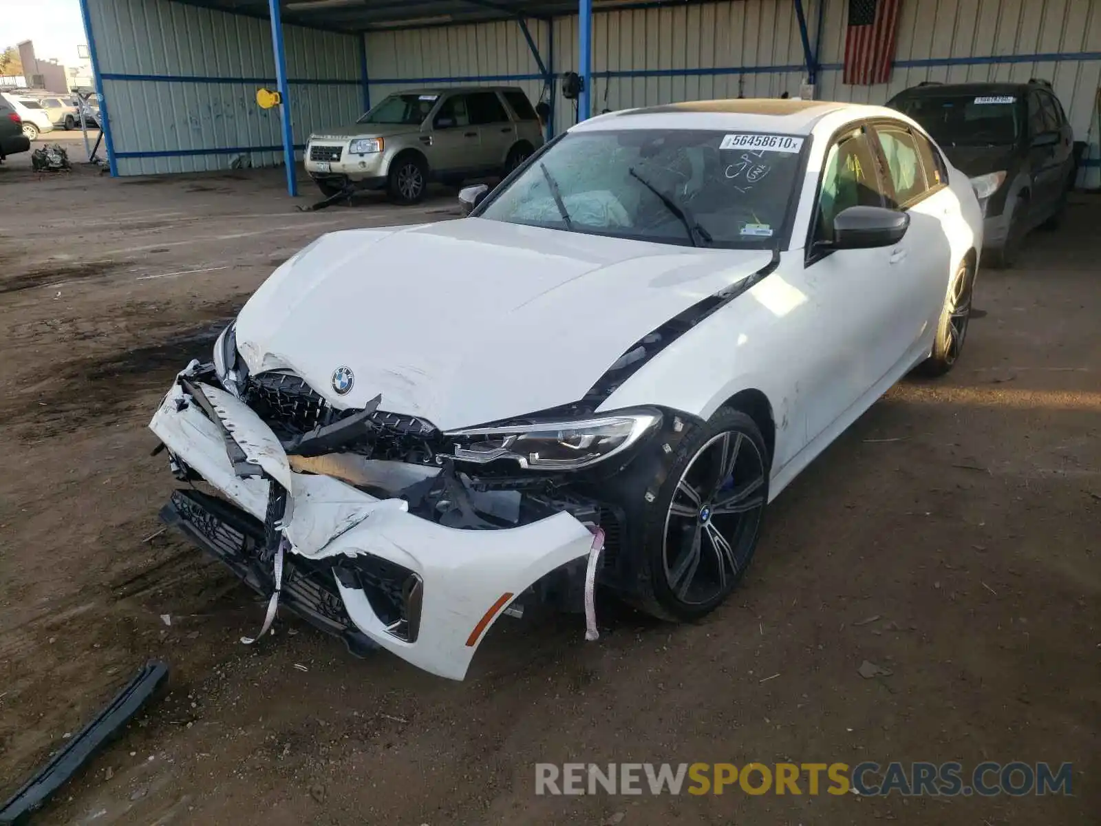 2 Photograph of a damaged car WBA5U9C01LFH15039 BMW M3 2020