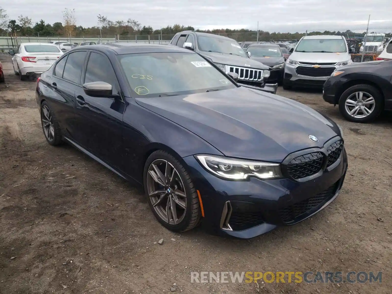 1 Photograph of a damaged car WBA5U9C01LFJ80632 BMW M3 2020