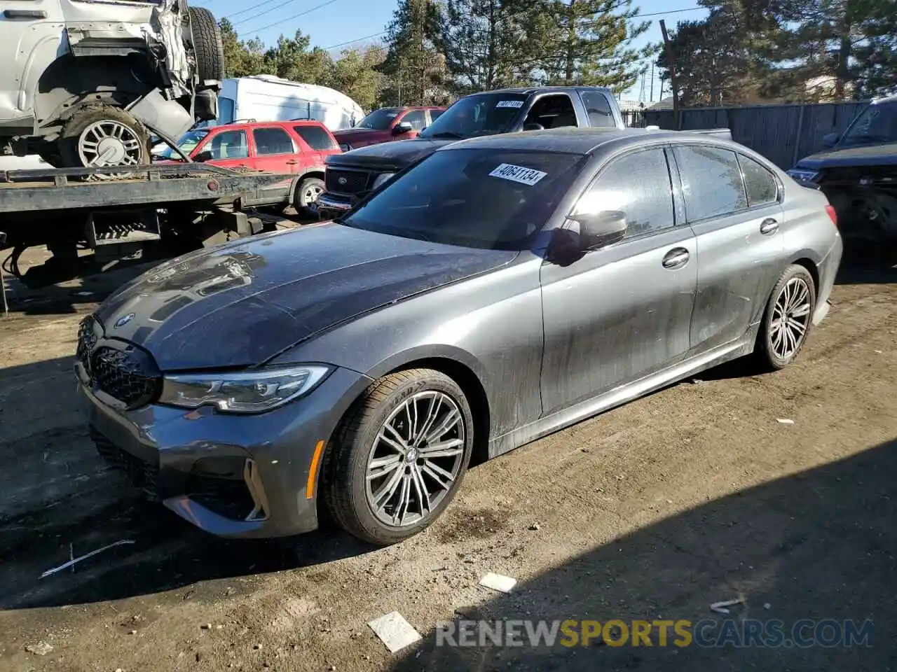 1 Photograph of a damaged car WBA5U9C02LA383462 BMW M3 2020