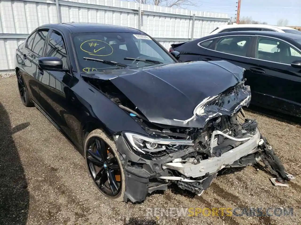 1 Photograph of a damaged car WBA5U9C02LFH56103 BMW M3 2020