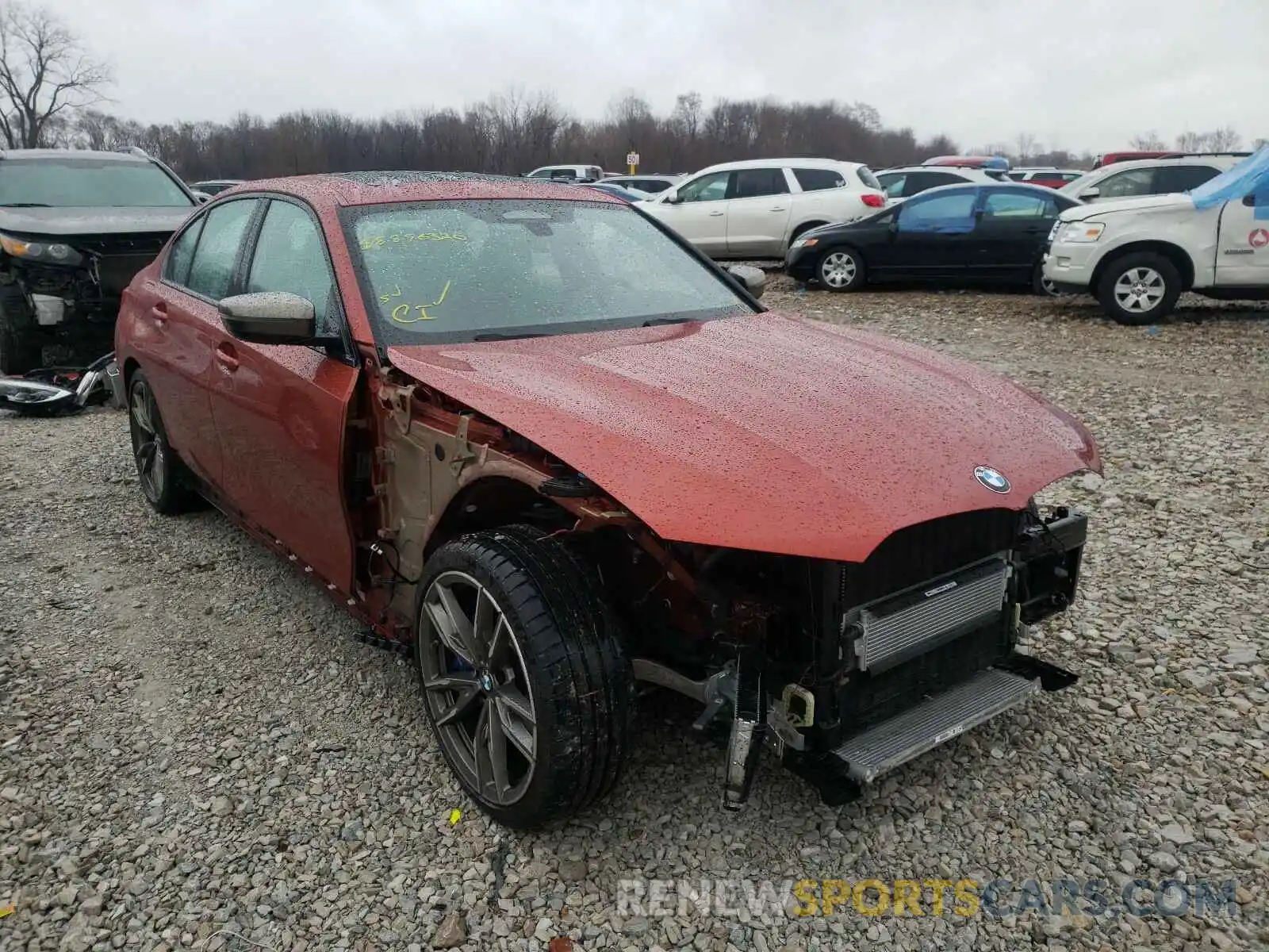 1 Photograph of a damaged car WBA5U9C03LA380974 BMW M3 2020