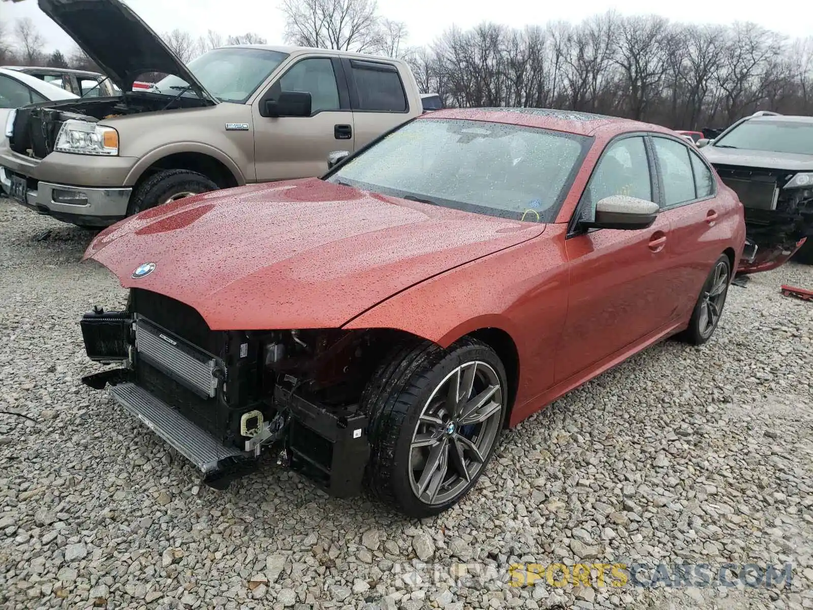 2 Photograph of a damaged car WBA5U9C03LA380974 BMW M3 2020