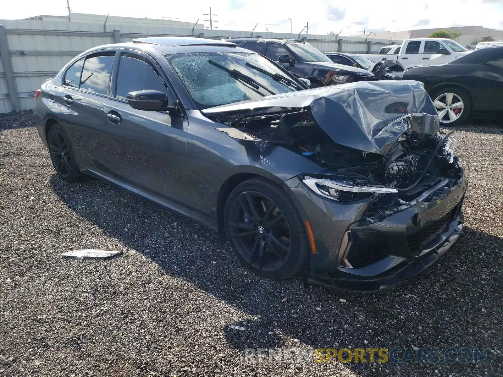 1 Photograph of a damaged car WBA5U9C03LFH67501 BMW M3 2020