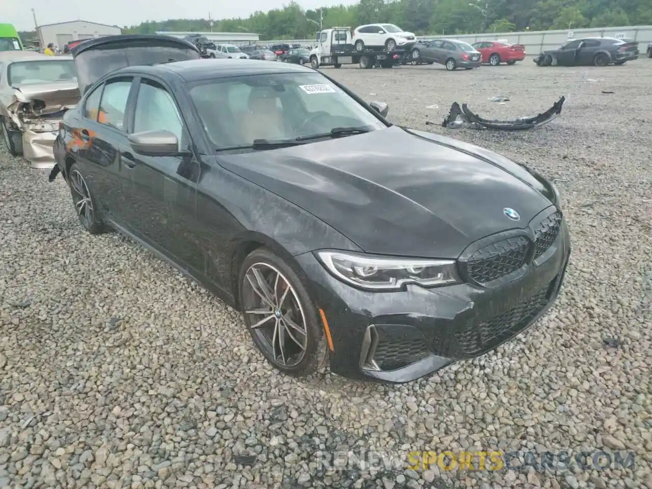 1 Photograph of a damaged car WBA5U9C03LFH98649 BMW M3 2020