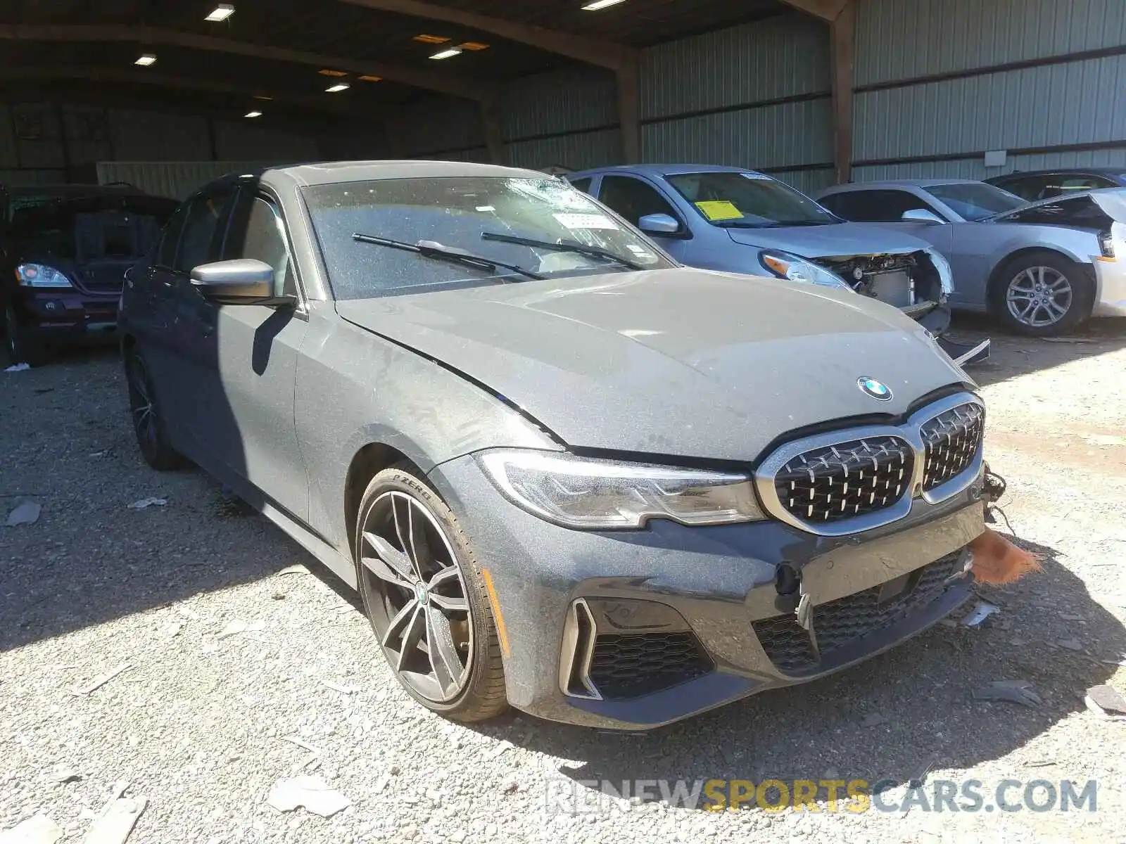 1 Photograph of a damaged car WBA5U9C04LFJ75196 BMW M3 2020