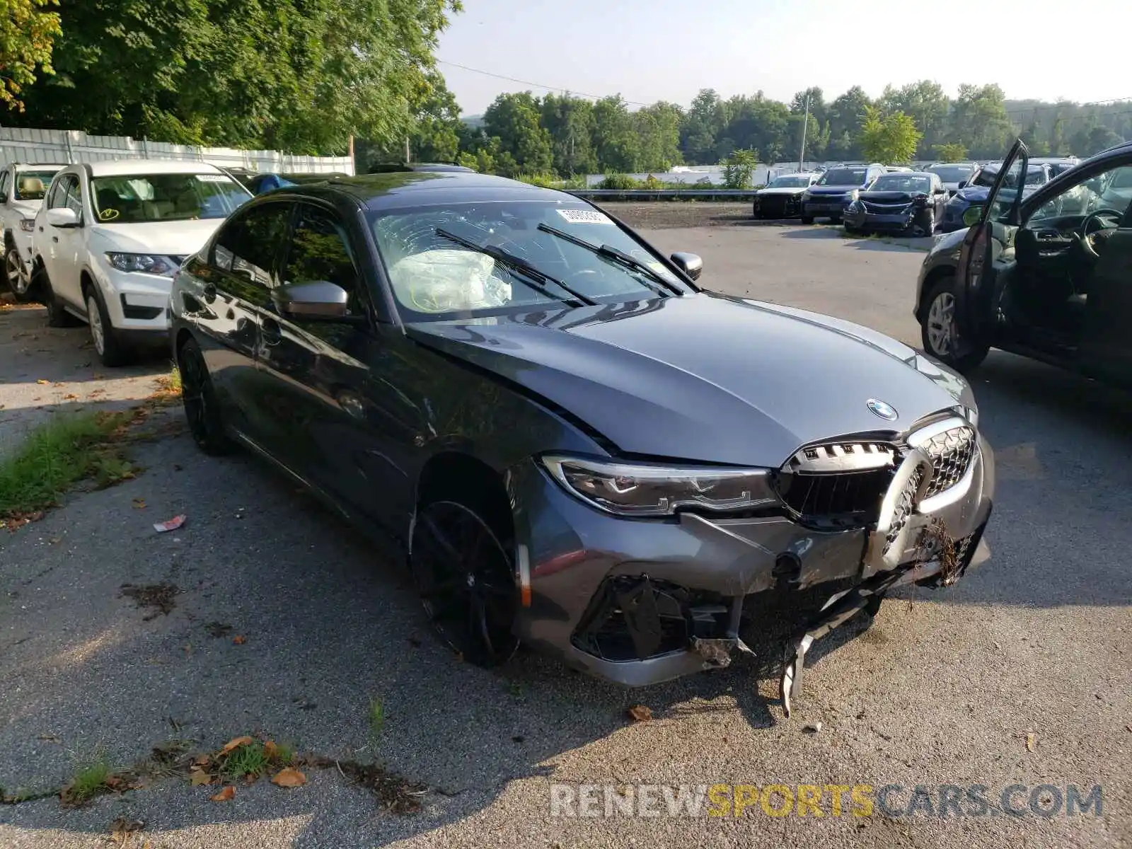 1 Photograph of a damaged car WBA5U9C05LA379325 BMW M3 2020