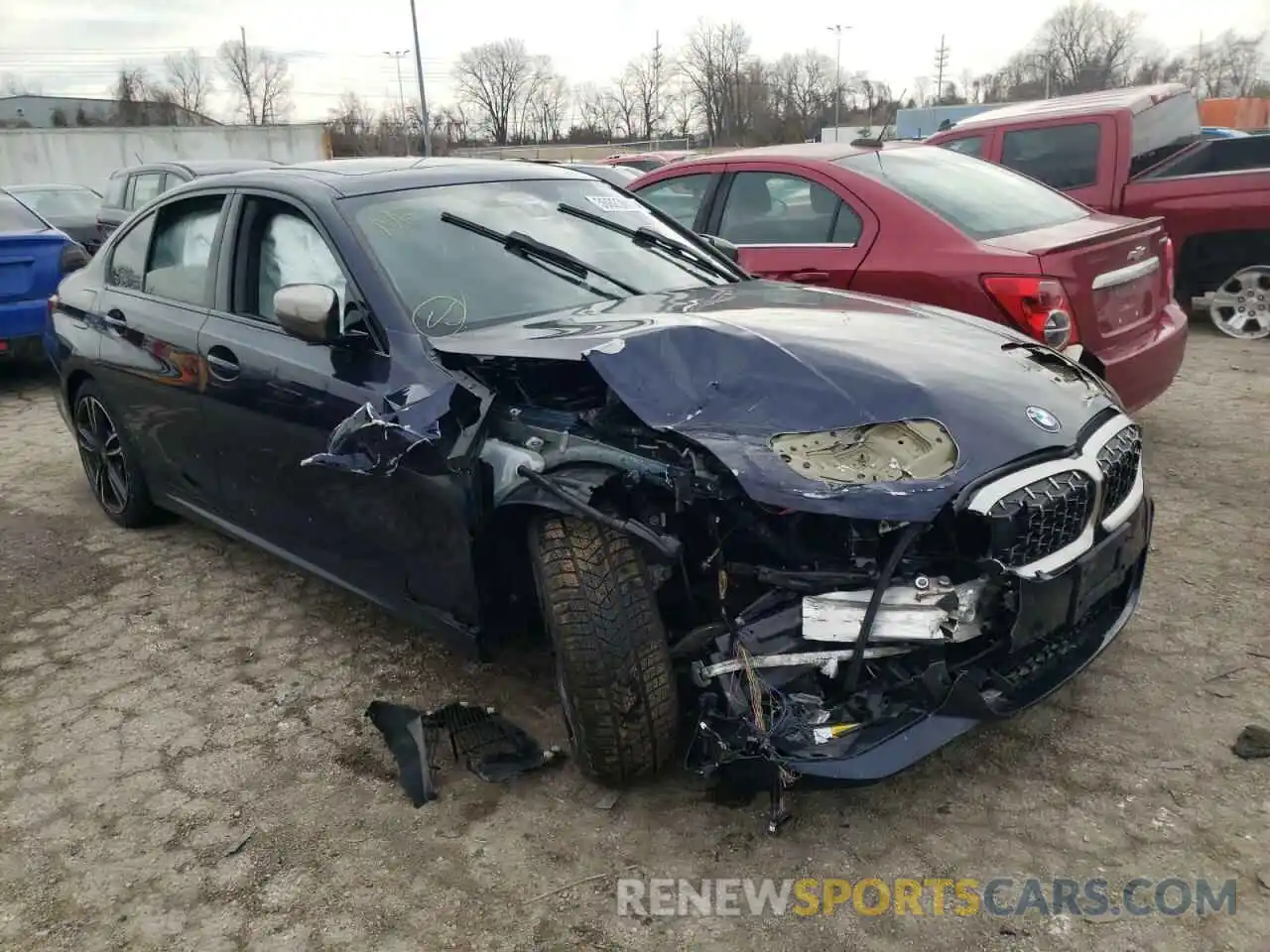 1 Photograph of a damaged car WBA5U9C05LA380569 BMW M3 2020