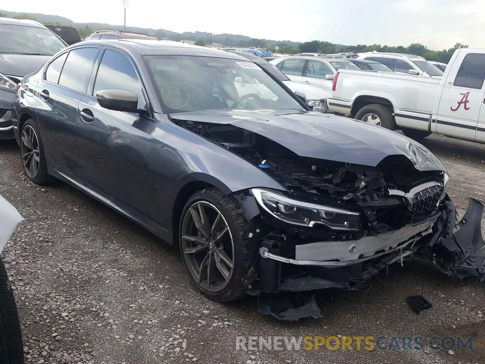 1 Photograph of a damaged car WBA5U9C05LA383343 BMW M3 2020