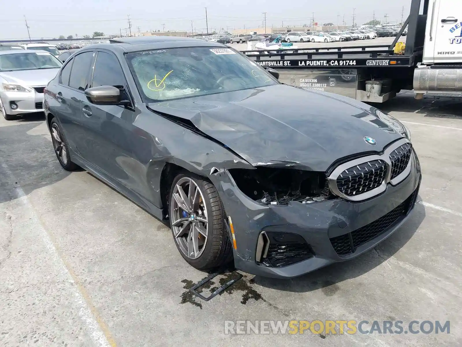 1 Photograph of a damaged car WBA5U9C05LFJ78401 BMW M3 2020