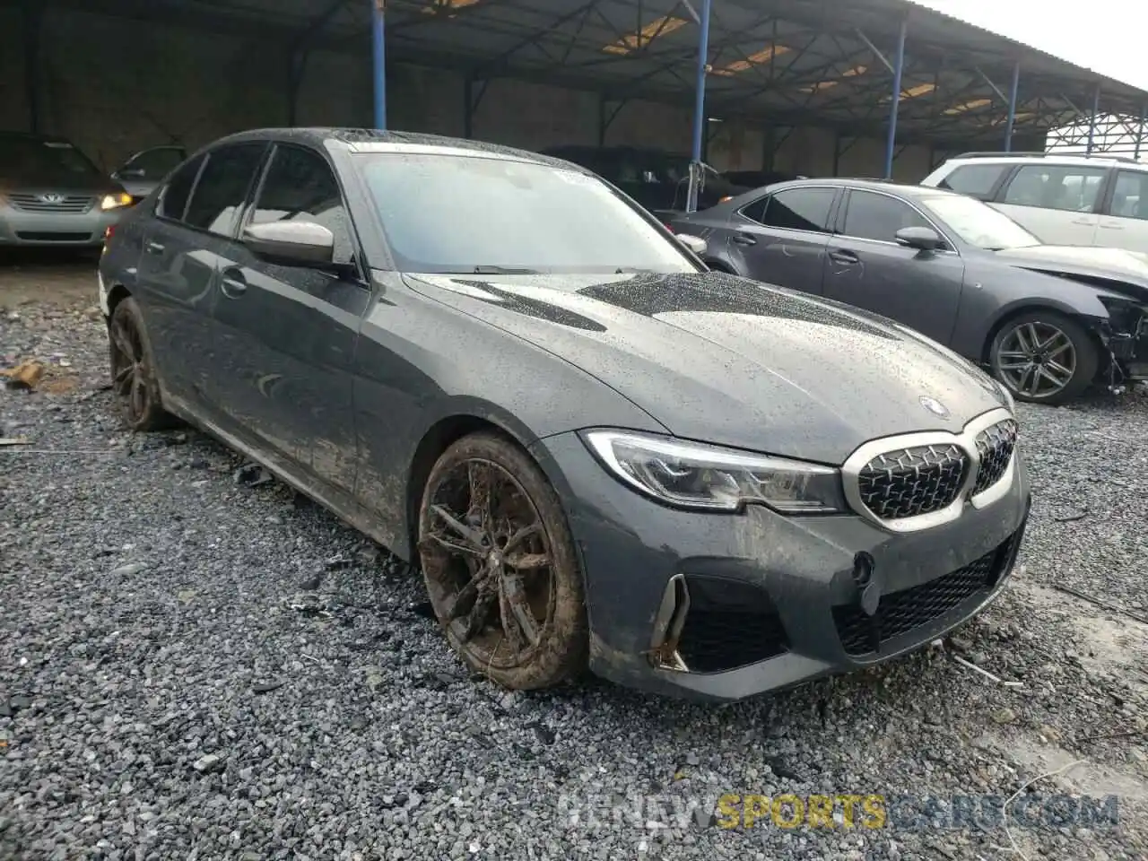 1 Photograph of a damaged car WBA5U9C06LFH76080 BMW M3 2020