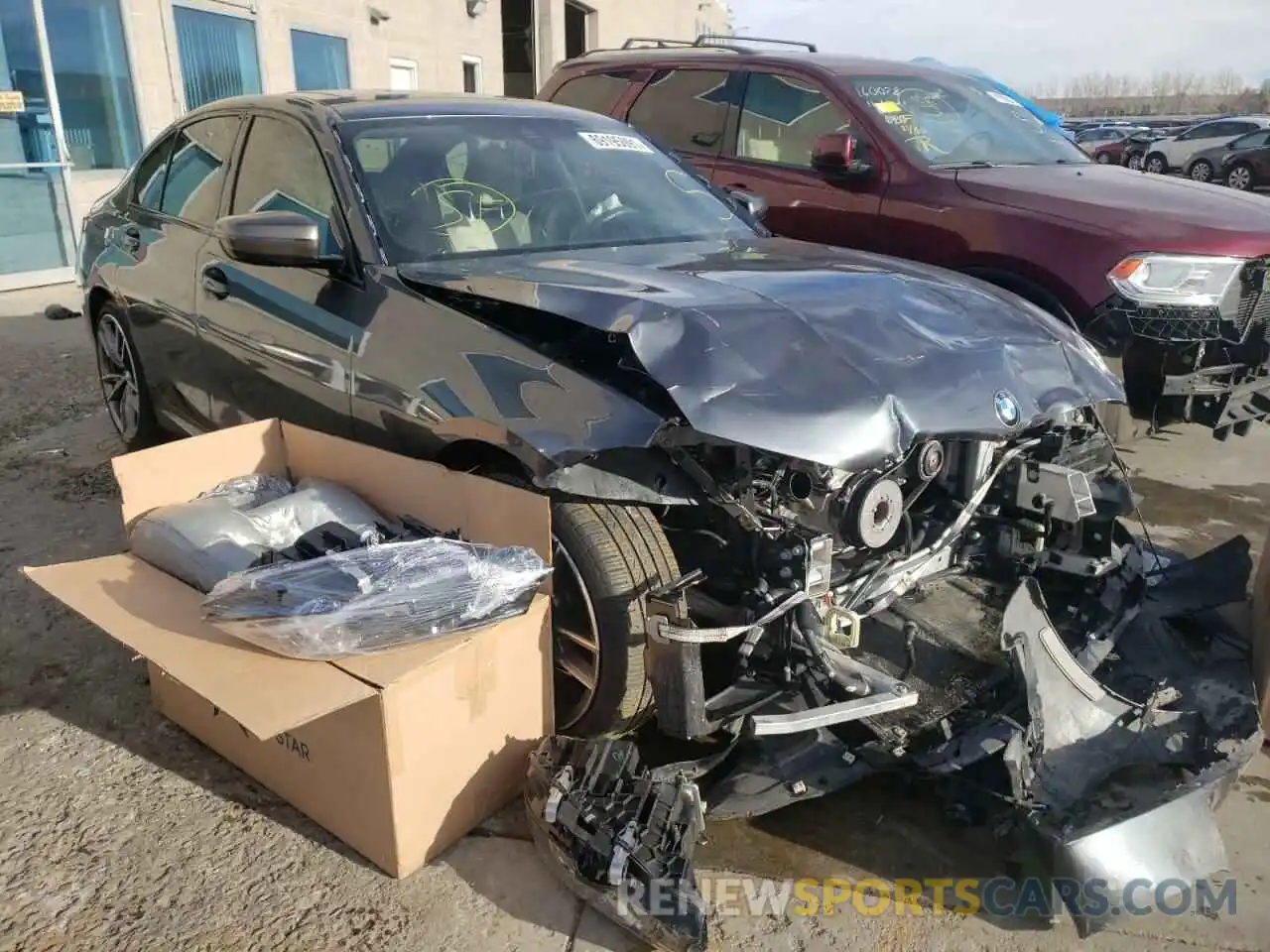 1 Photograph of a damaged car WBA5U9C07LA380640 BMW M3 2020