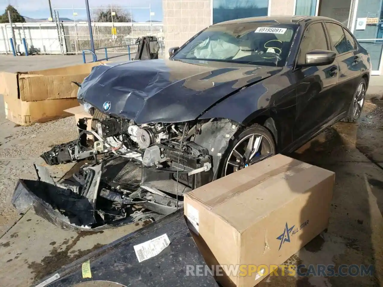 2 Photograph of a damaged car WBA5U9C07LA380640 BMW M3 2020