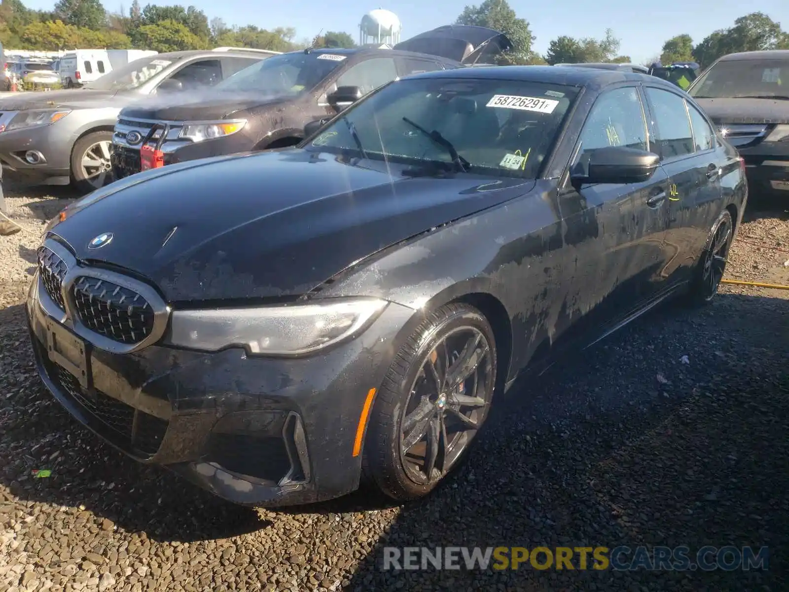 2 Photograph of a damaged car WBA5U9C07LFH89159 BMW M3 2020