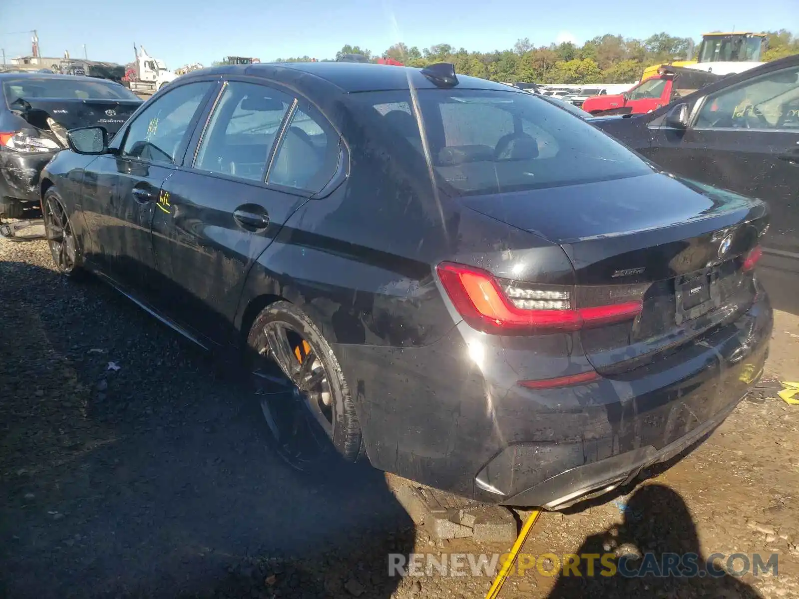 3 Photograph of a damaged car WBA5U9C07LFH89159 BMW M3 2020