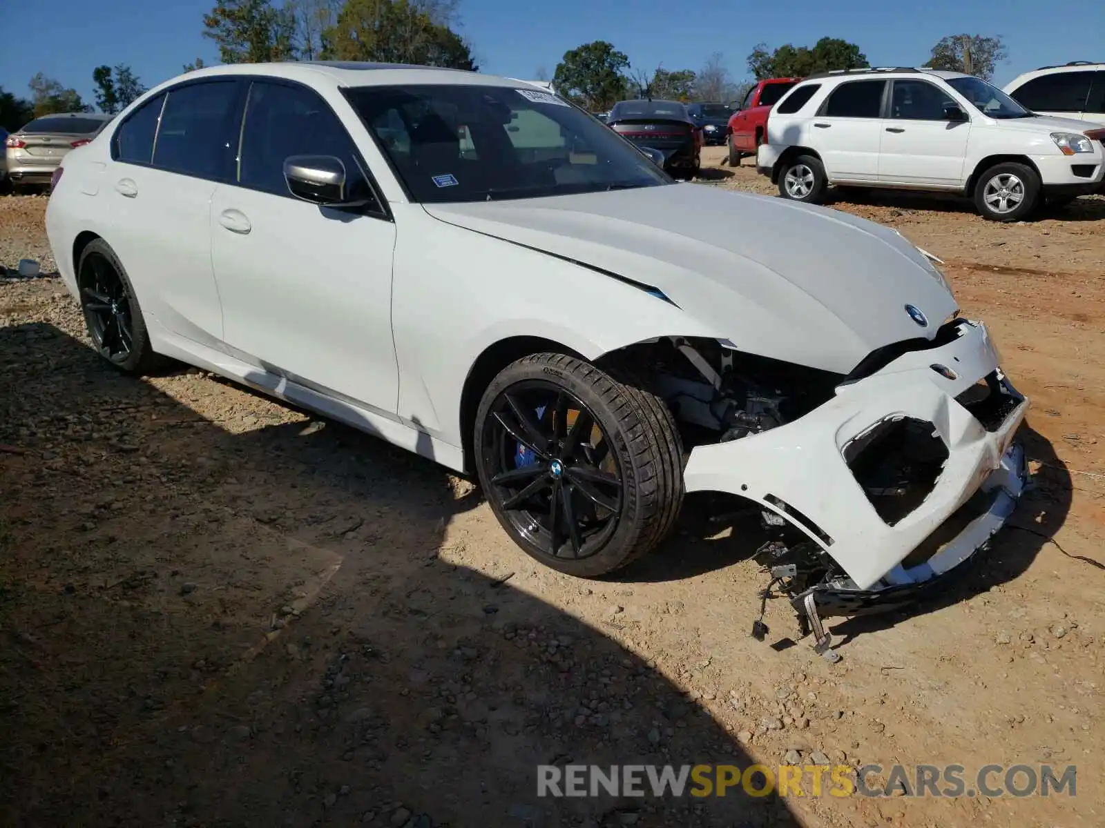 1 Фотография поврежденного автомобиля WBA5U9C07LFJ54049 BMW M3 2020