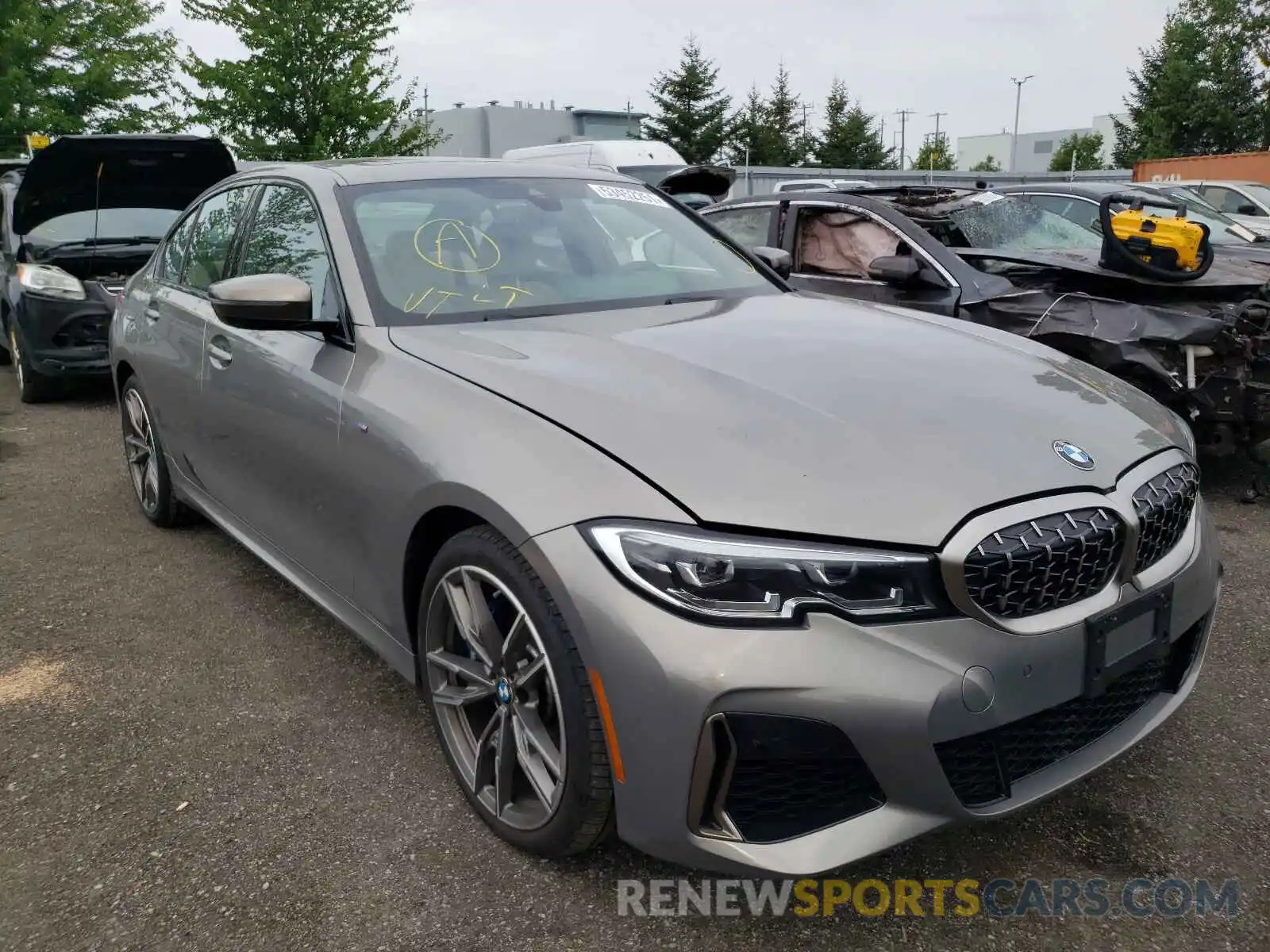 1 Photograph of a damaged car WBA5U9C07LFJ75967 BMW M3 2020