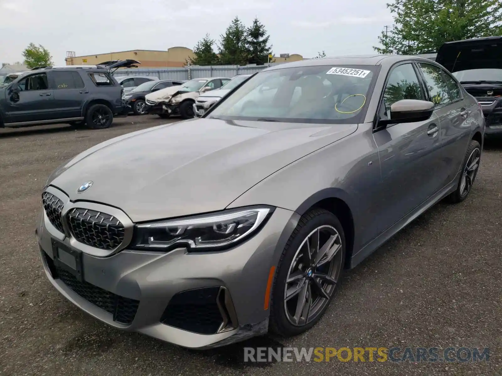 2 Photograph of a damaged car WBA5U9C07LFJ75967 BMW M3 2020