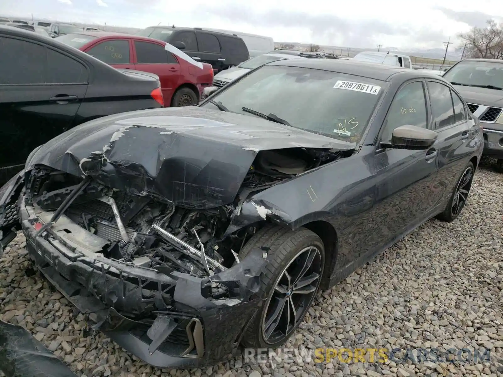 2 Photograph of a damaged car WBA5U9C08LA380341 BMW M3 2020