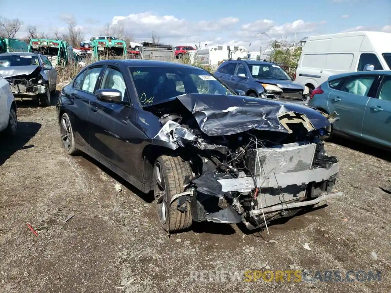 1 Photograph of a damaged car WBA5U9C08LA381134 BMW M3 2020