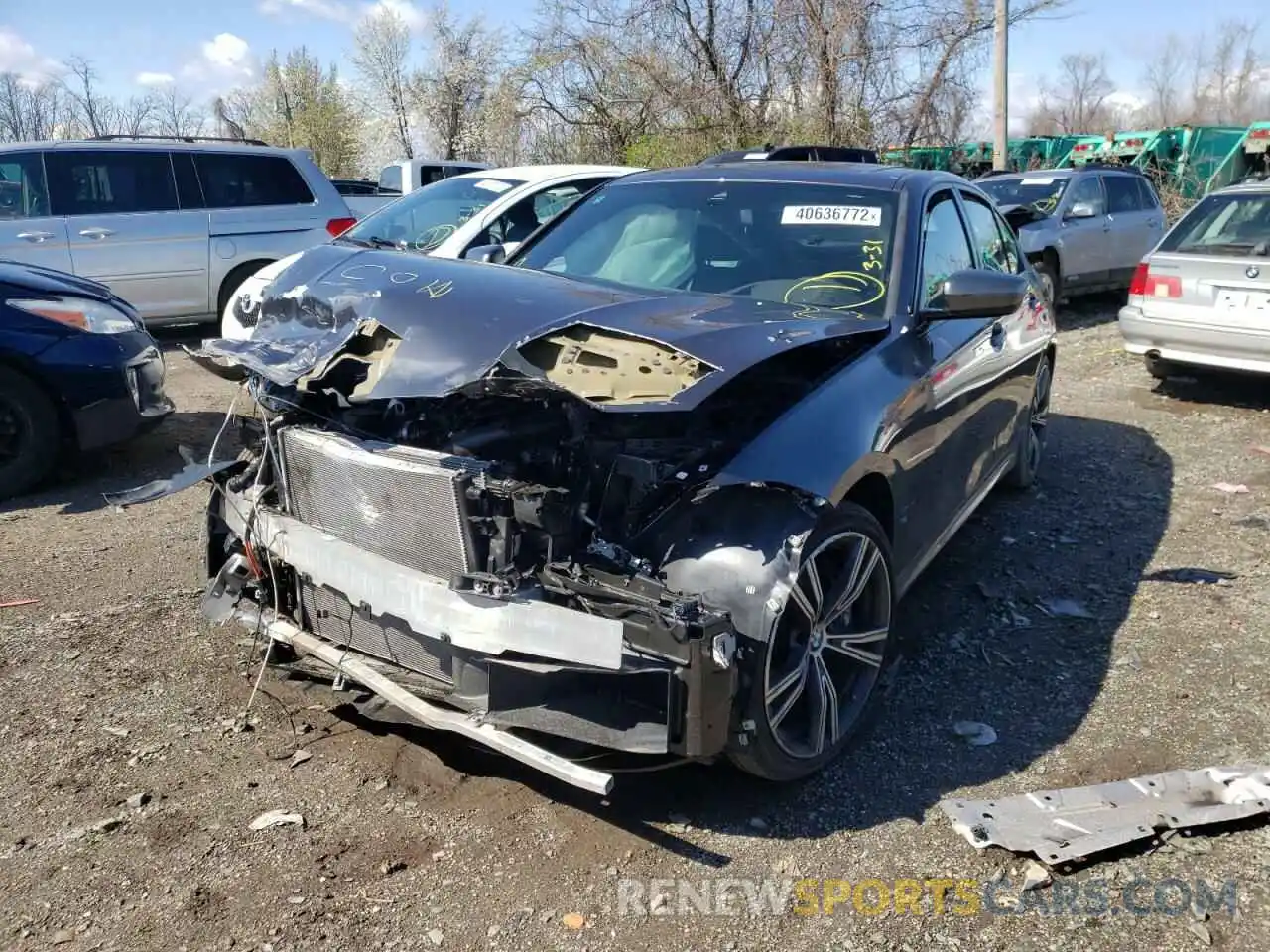 2 Photograph of a damaged car WBA5U9C08LA381134 BMW M3 2020