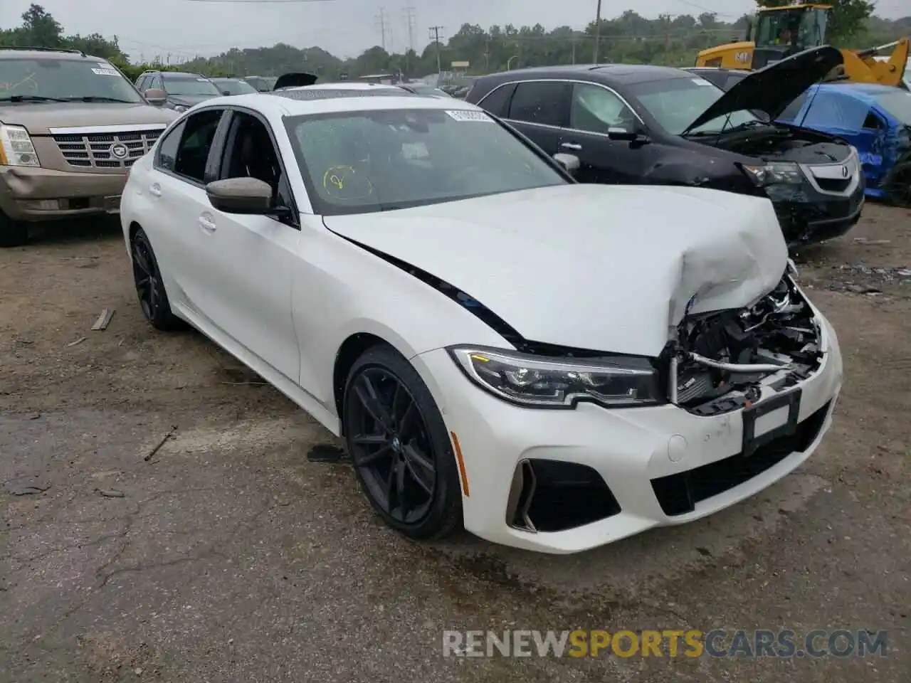 1 Photograph of a damaged car WBA5U9C08LFH25129 BMW M3 2020