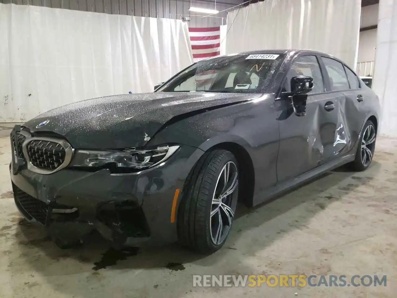 2 Photograph of a damaged car WBA5U9C08LFH76176 BMW M3 2020