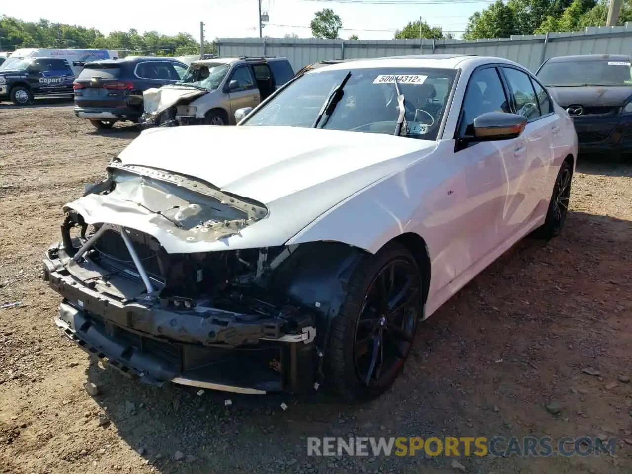 2 Photograph of a damaged car WBA5U9C08LFH85525 BMW M3 2020