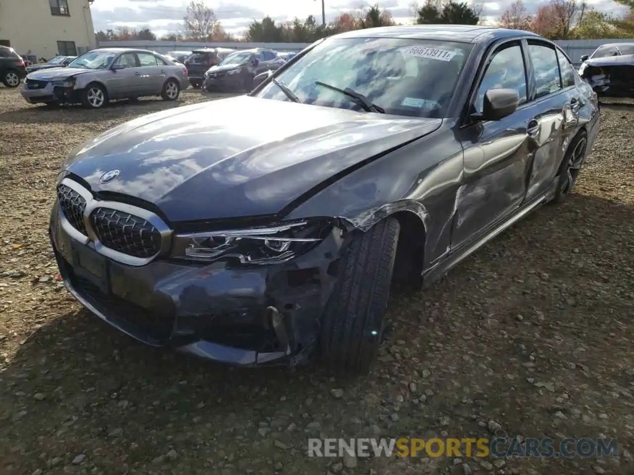 2 Photograph of a damaged car WBA5U9C08LFJ82054 BMW M3 2020