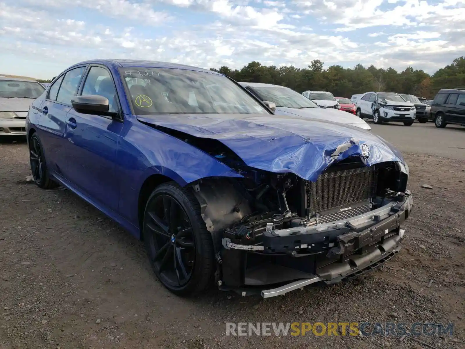 1 Photograph of a damaged car WBA5U9C09LA379229 BMW M3 2020