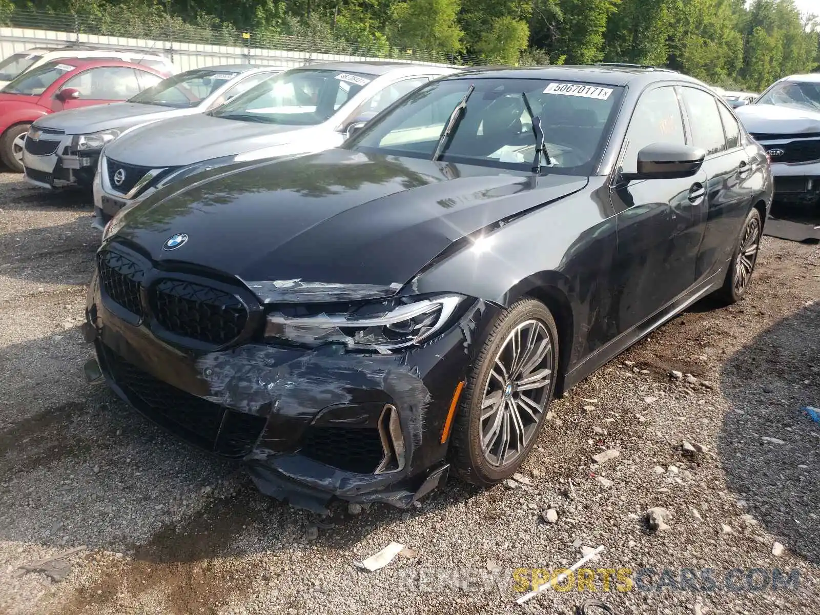 2 Photograph of a damaged car WBA5U9C09LFH03365 BMW M3 2020