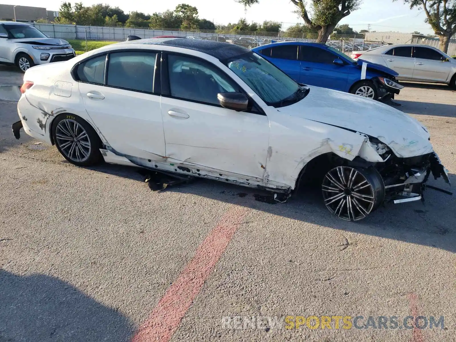 9 Photograph of a damaged car WBA5U9C09LFH29691 BMW M3 2020