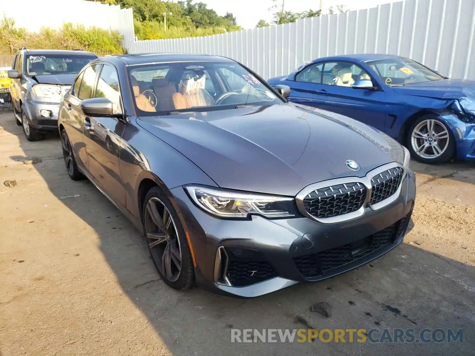 1 Photograph of a damaged car WBA5U9C09LFH47172 BMW M3 2020