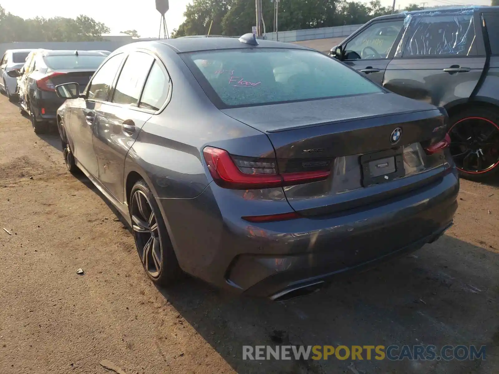 3 Photograph of a damaged car WBA5U9C09LFH47172 BMW M3 2020