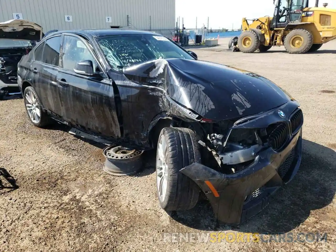 1 Photograph of a damaged car WBA5U9C09LFH98705 BMW M3 2020