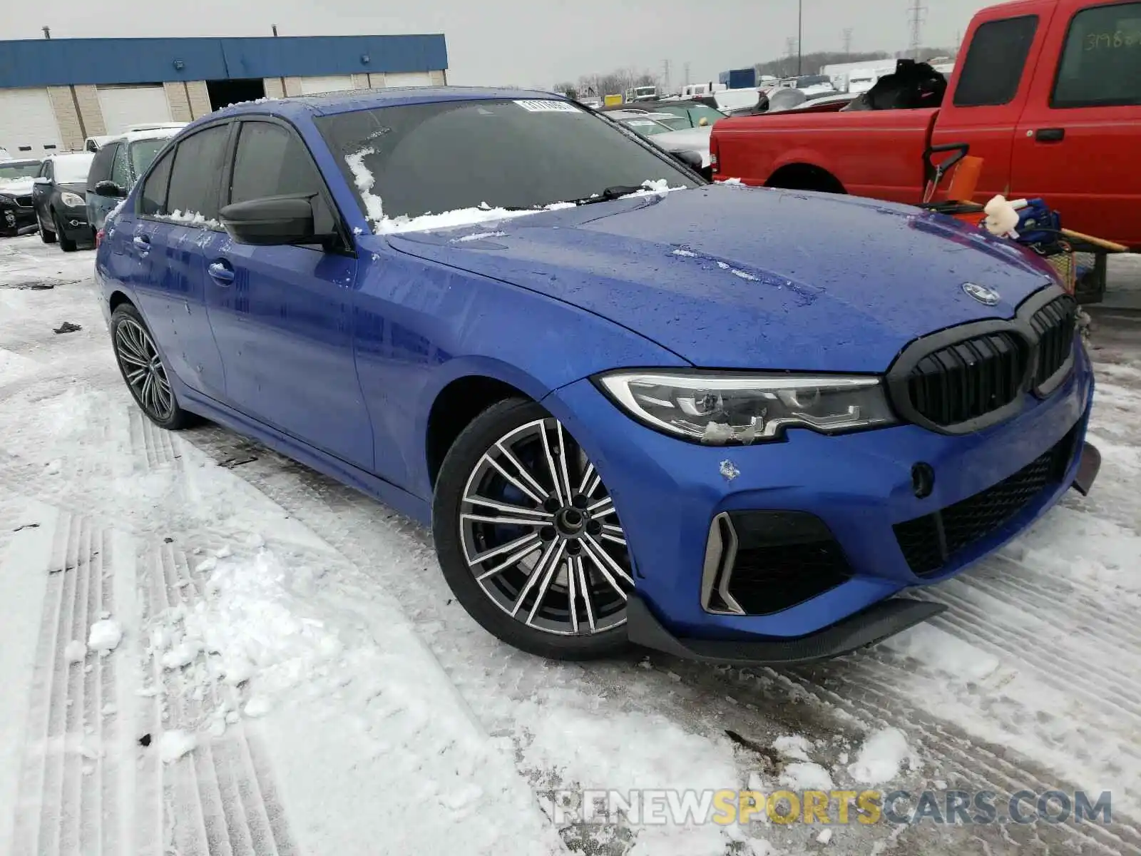 1 Photograph of a damaged car WBA5U9C09LFJ85321 BMW M3 2020