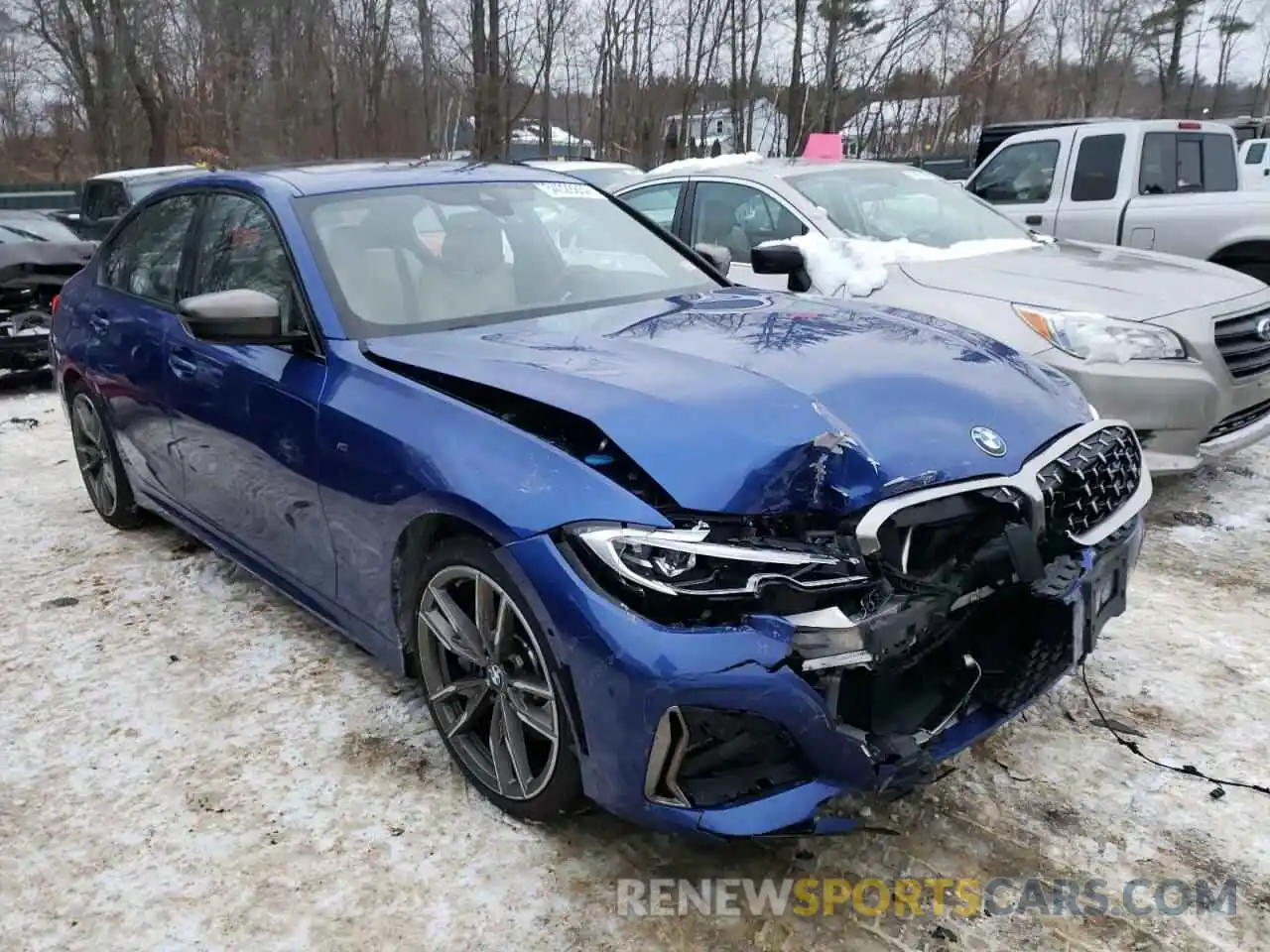 1 Photograph of a damaged car WBA5U9C0XLA380177 BMW M3 2020