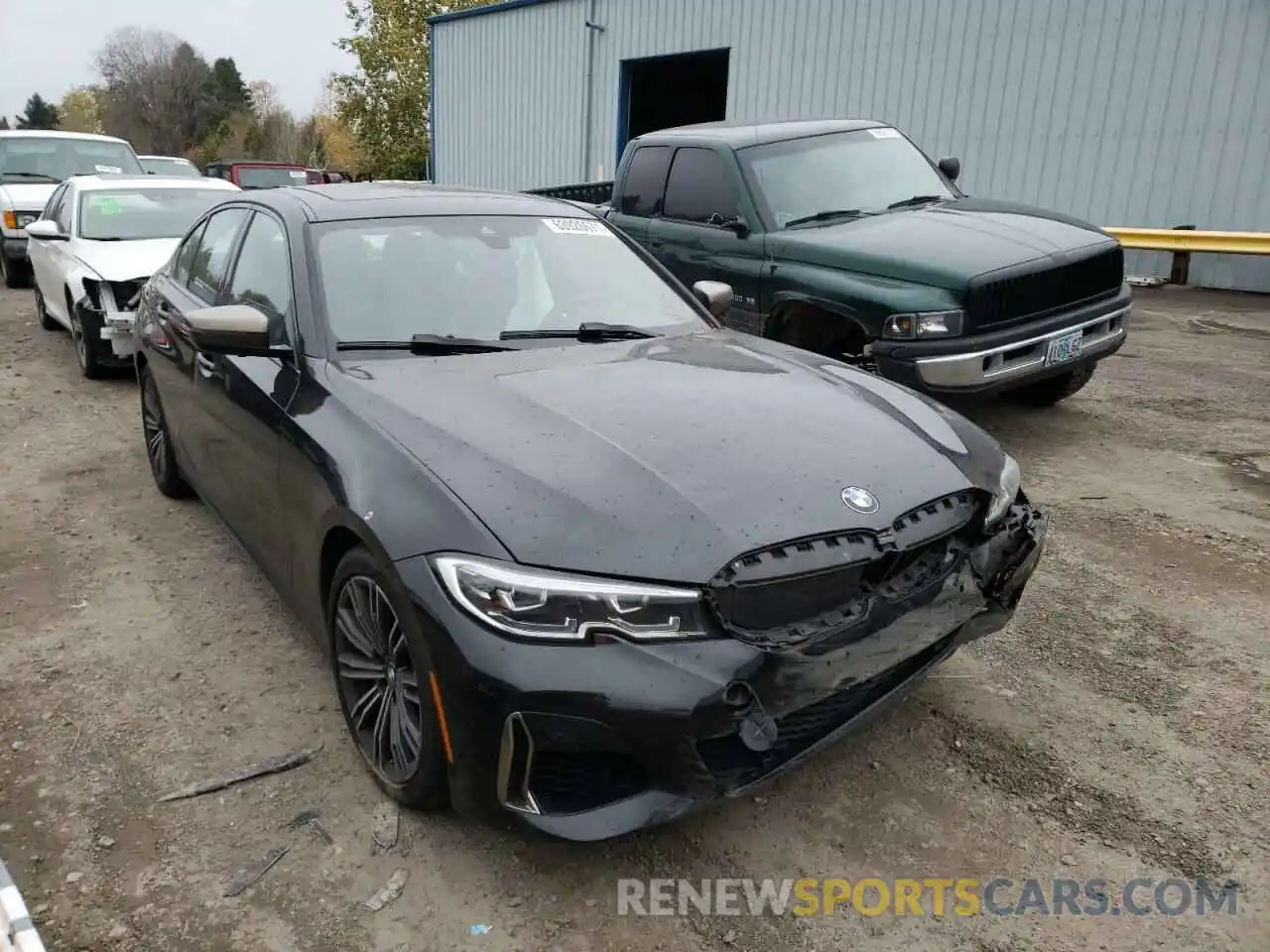 1 Photograph of a damaged car WBA5U9C0XLA383399 BMW M3 2020