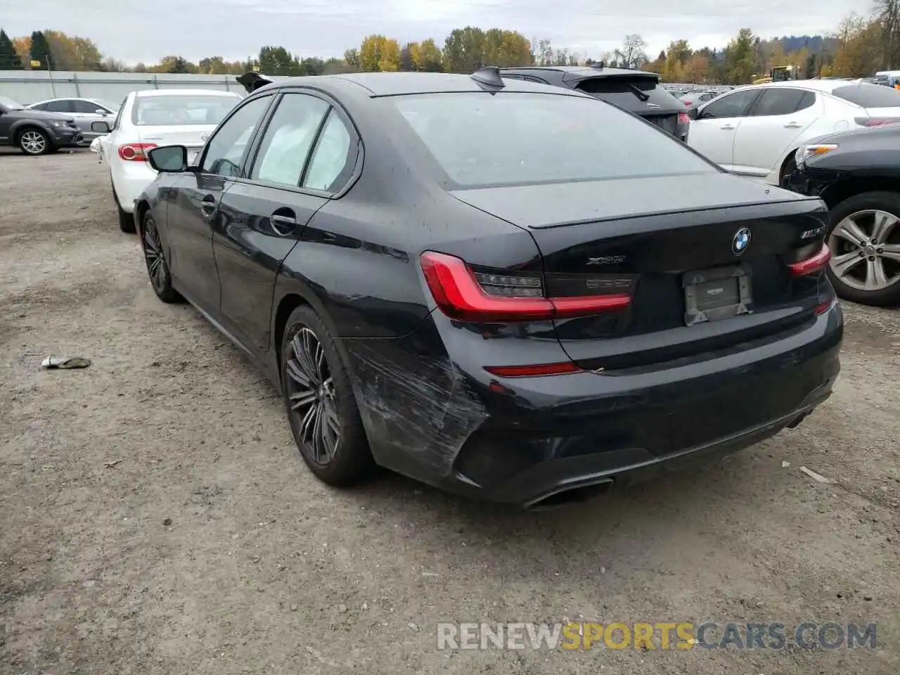 3 Photograph of a damaged car WBA5U9C0XLA383399 BMW M3 2020