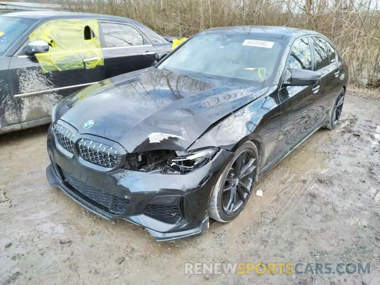 2 Photograph of a damaged car WBA5U9C0XLAF54722 BMW M3 2020