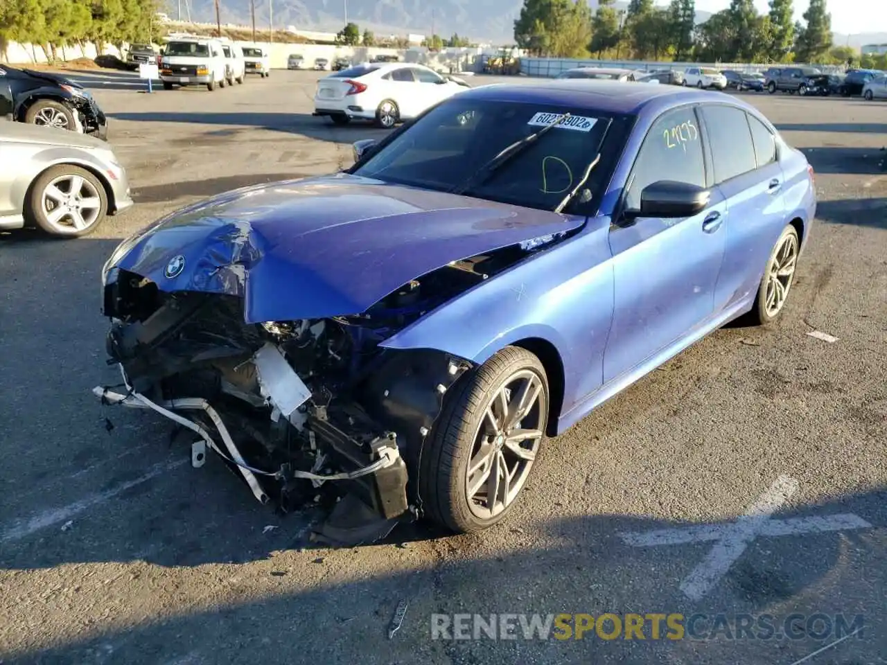 2 Photograph of a damaged car WBA5U9C0XLFH03228 BMW M3 2020