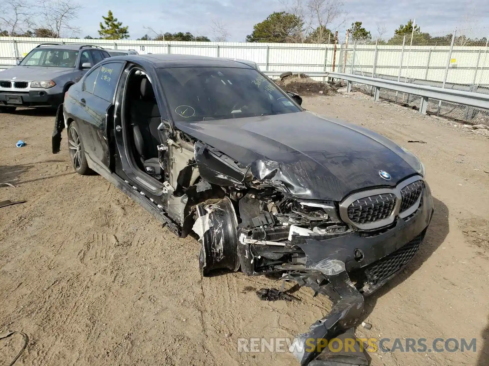 1 Photograph of a damaged car WBA5U9C0XLFH70427 BMW M3 2020