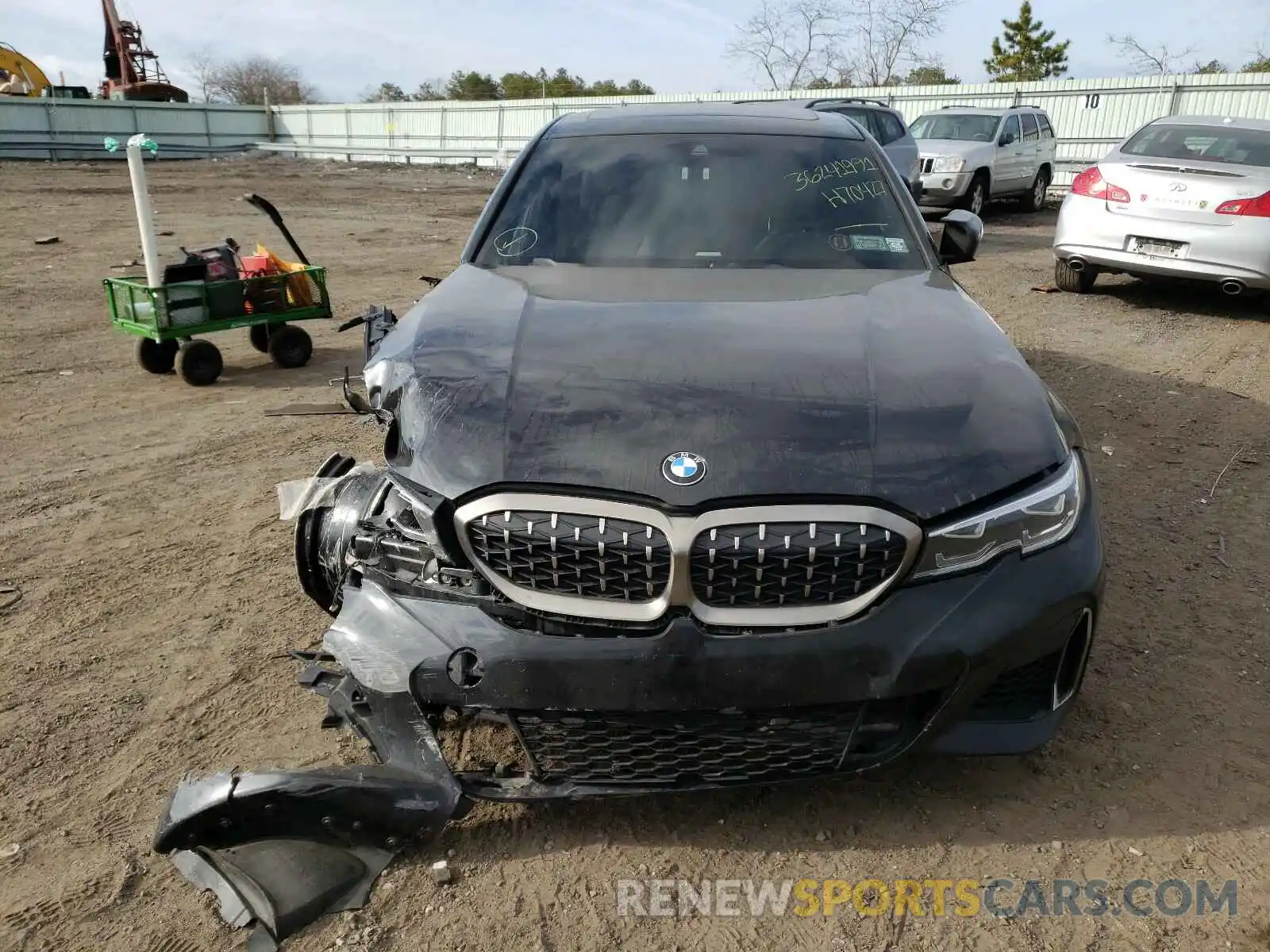 9 Photograph of a damaged car WBA5U9C0XLFH70427 BMW M3 2020