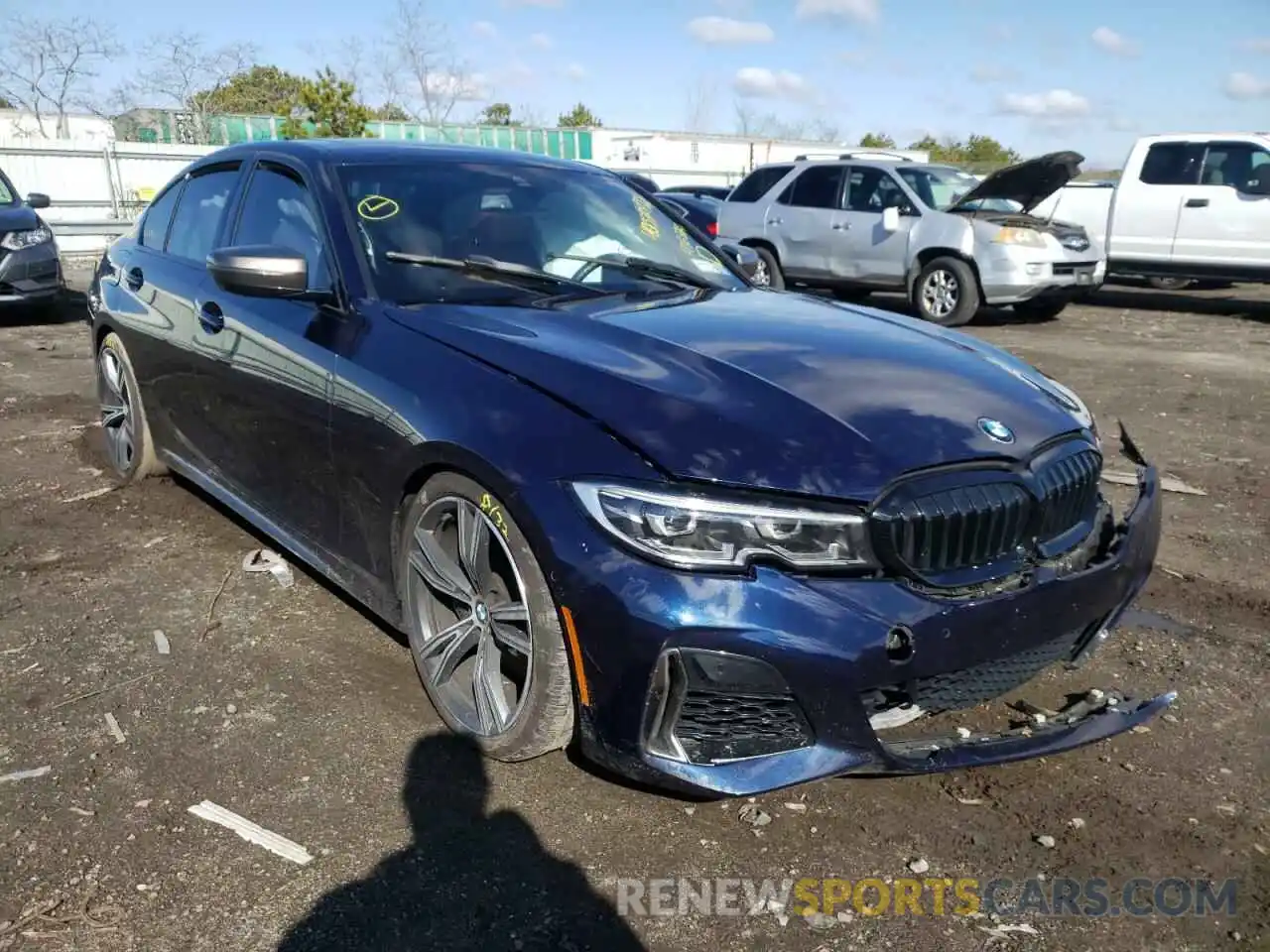 1 Photograph of a damaged car WBA5U9C0XLFH86823 BMW M3 2020