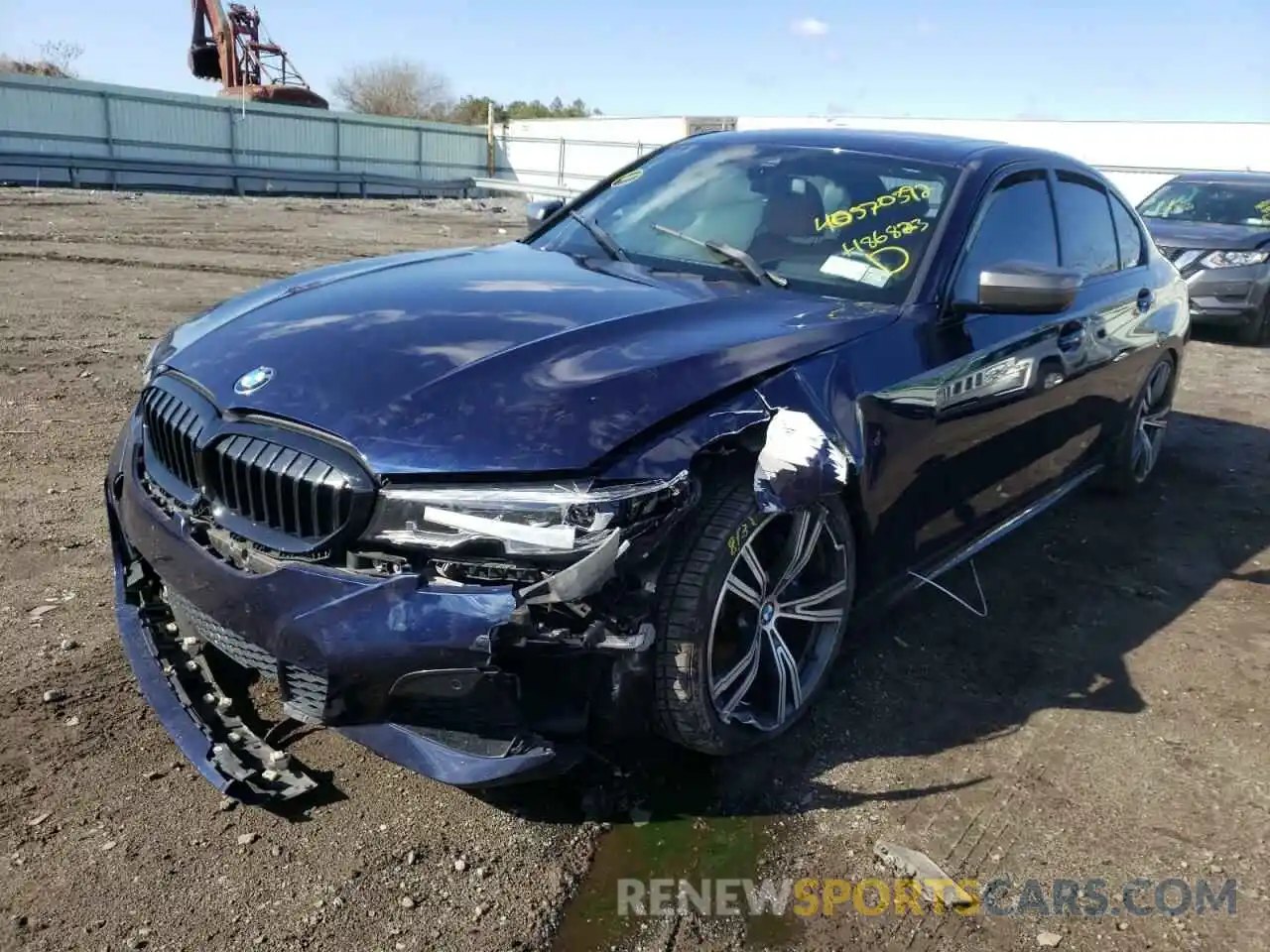 2 Photograph of a damaged car WBA5U9C0XLFH86823 BMW M3 2020