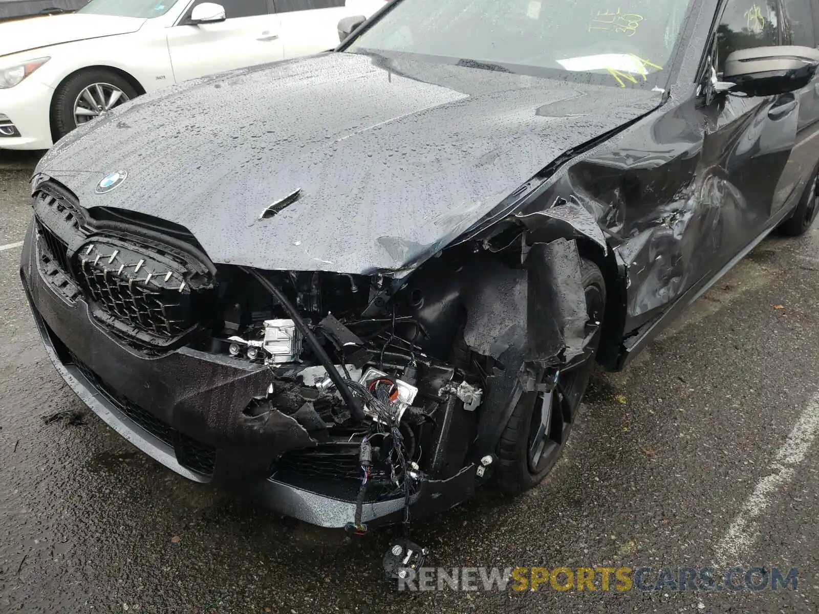9 Photograph of a damaged car 3MW5U7J02M8B55367 BMW M3 2021