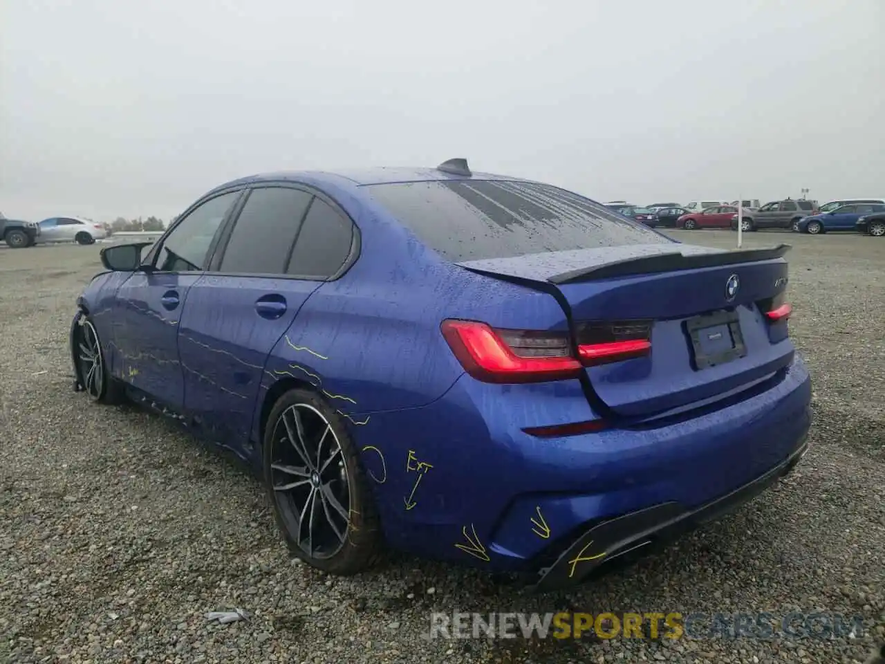 3 Photograph of a damaged car 3MW5U7J02M8B55577 BMW M3 2021