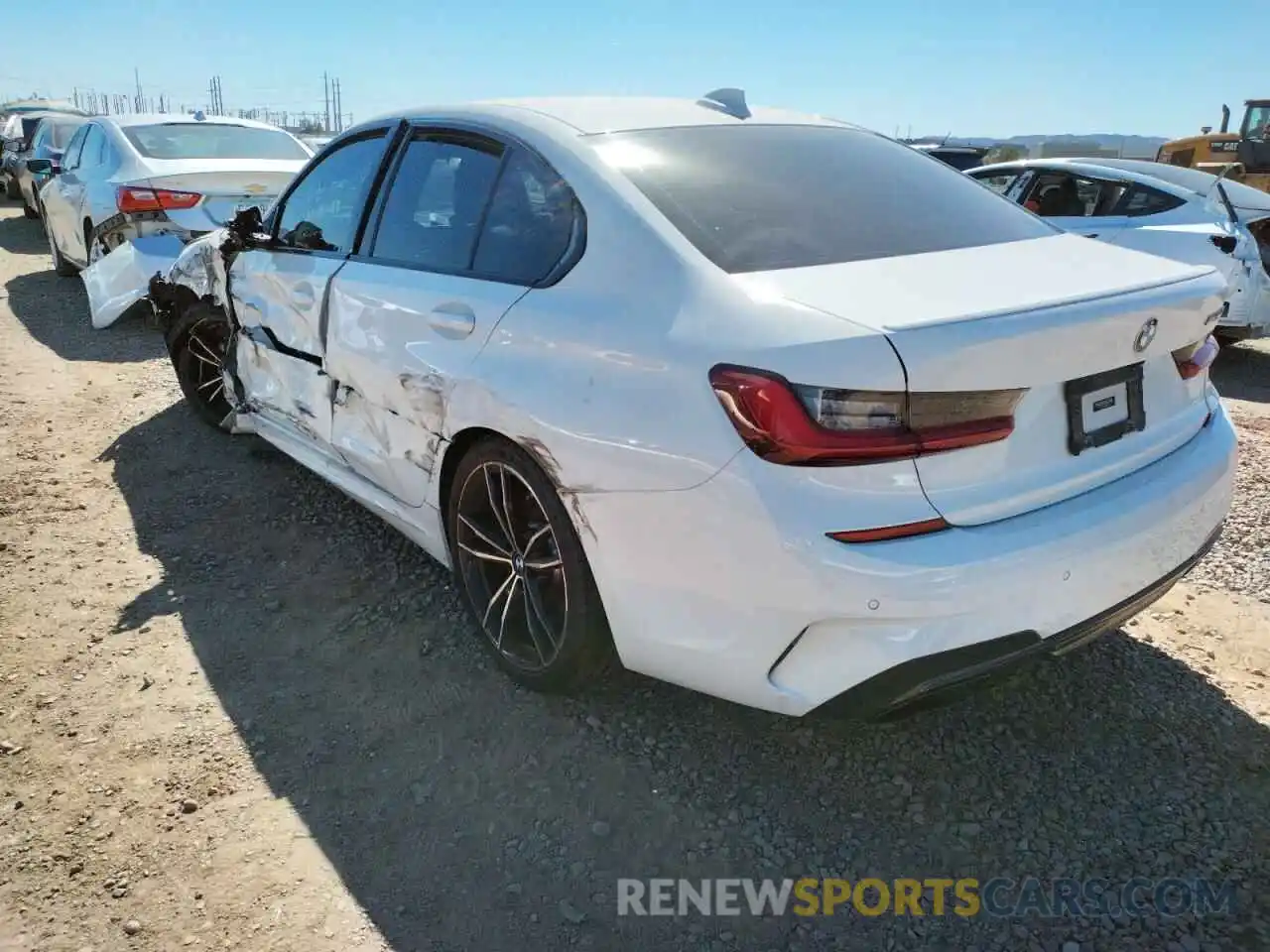 3 Photograph of a damaged car 3MW5U7J02M8B65803 BMW M3 2021